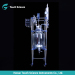 Saving Energy Pyrex Glass Cylindrical Glass Reactor Chemical Machine