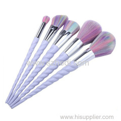 Newest Arrival 2017 Hot Sale Blending Color Bristles Unicorn Makeup Brushes