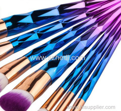 Pro collection cosmetics makeup brushes latest 7pcs unicorn cosmetic brush