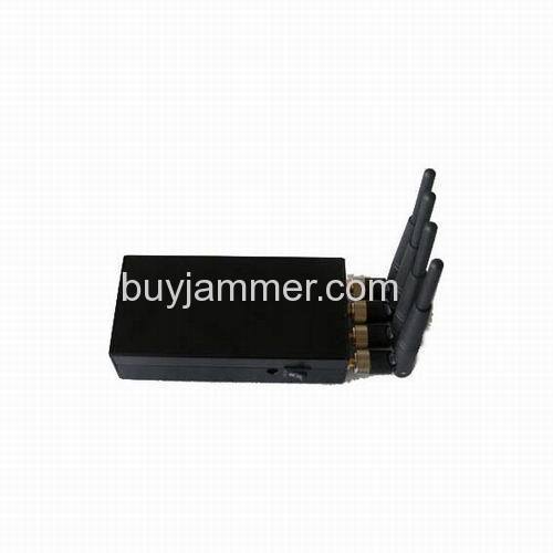Portable High Power 4W Mobile phone signal Jammer (CDMA GSM DCS PHS 3G)