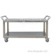 Cleanroom stainless steel trolley/rack car