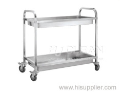 Stainless steel trolley/rack car for cleanroom