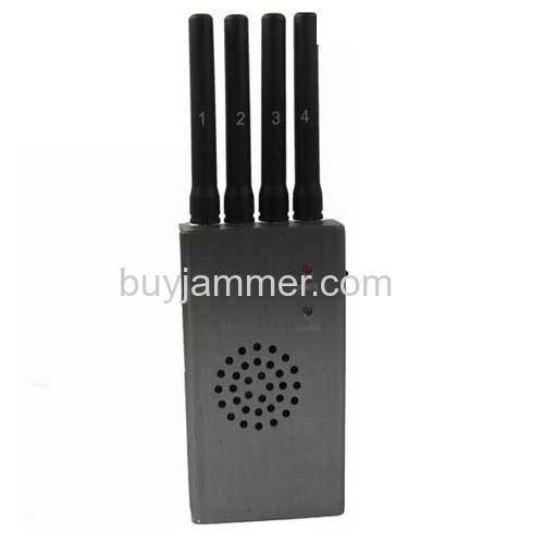 Portable High Power 3G 4G Cell Phone Jammer with Fan