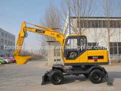 Factory supply new small wheel excavator 0.3m3 bucket with ISO9001 certificte