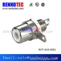 Nickel Plated RCA Jack Terminal Female HIFI Audio Connector