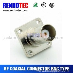 BNC Female Square Flange Solder Connector