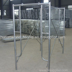 Construction durable galvanized factory price safe SGS AS/NZS1576.3 qualified frame scaffolding frame scaffolding system