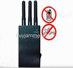 5 Band Portable Wifi Wireless Video Cell Phone Jammer