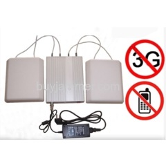 5 Band Cellphone WIFI signal Jammer with Remote Control Directional Antennas