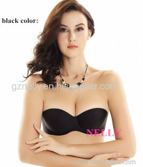 new design sexy ladies lingeries seamless Strapless invisible bra women underwaer