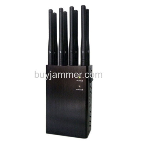 8 Antenna Handheld Jammers WiFi VHF UHF and 3G 4G Phone Signal Jammer