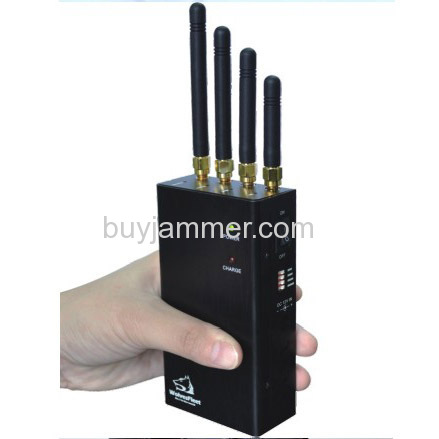 Portable Cell Phone and WIFI Jammer with Fans