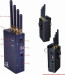 Portable Cellular Cellphone Jammer with Selectable Button