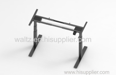 Electric Height adjustable sit stand desk single motor from manufacture