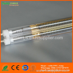 quartz tubular medium wave IR heater lamps