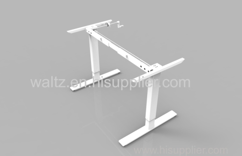 Best selling Hand crank height adjustable sit stand desk from manufacture