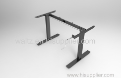 Best selling Hand crank height adjustable sit stand desk from manufacture
