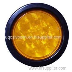 4" Round LED Stop/Turn/Tail Light-Amber