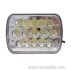 5" X 7" Heavy Duty LED Truck Light with 45W High Power 4500LM Epistar LED 12-36V Hi/Low Beam