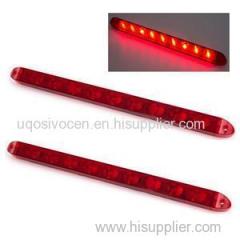 17 Inch Piranha LED 9 Diodes Strip Lamp Truck Trailer Stop Tail Turn Brake Light Bar