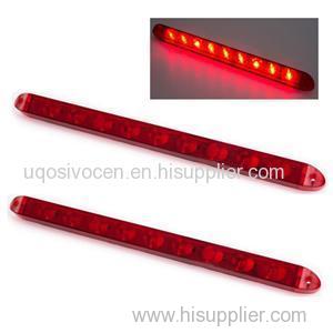 17 Inch Piranha LED 9 Diodes Strip Lamp Truck Trailer Stop Tail Turn Brake Light Bar