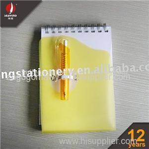 Mini Pp Spiral Notebook With Pen