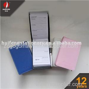 Custom Printed Promotional Sprial Paper Notepad With A Pen