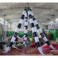 Marriage Hanging Decoration Inflatable Black And White Pipe