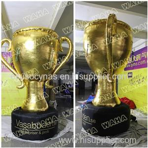 3m High Inflatable Cup Trophy For Champions League Or Football