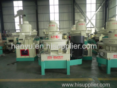 High efficient vertical ring die pellet machine