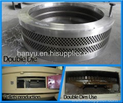 High efficient vertical ring die pellet machine