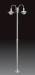 Stainless steel outdoor LED High lamp pole