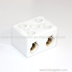 Five holes steatite connector parts6