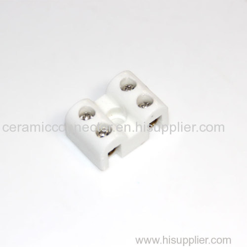 Four holes with slot ceramic connector2
