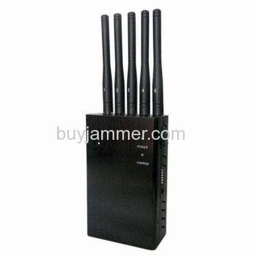 Selectable Handheld 3G 4G LTE All Phone Signal Blocker GPS Jammer