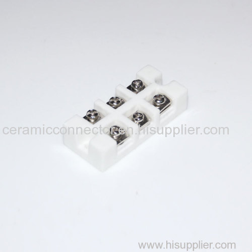 Six holes ceramic terminal block