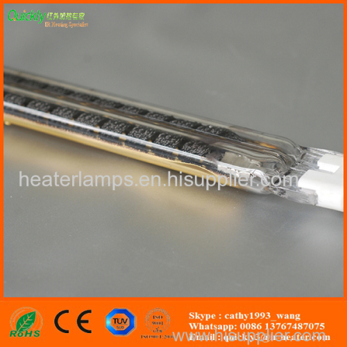 carbon medium wave quartz heating lamp