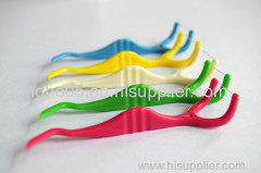 Y shape PTFE and Nylon dental floss pick holder