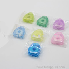 50m triangle shape mint flavor dental floss with FDA certifate