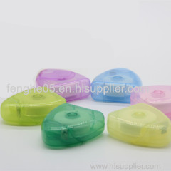 50m triangle shape mint flavor dental floss with FDA certifate