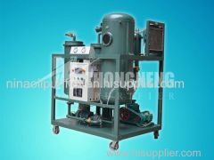 Turbine oil filtration machine