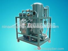 Turbine oil filtration machine