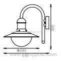 Stainless steel outdoor wall lamp