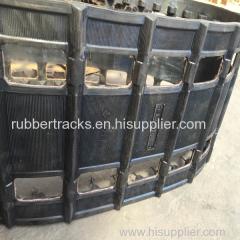 Puyi Rubber Track for Snowmobile with Metal Slider