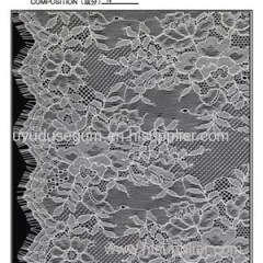 E8048 off White Eyelash Lace Fabric for Wedding Dress