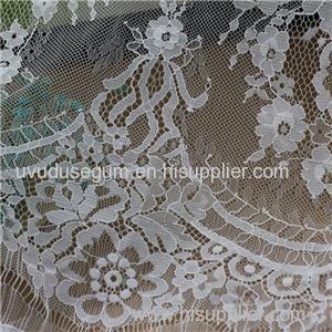 Gauzy Nylon Gallon Lace Fabric (E8037) for Garments and Clothing