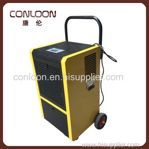 80L/D Commercial and Industrial Dehumidifier with Big Wheels and Folding Handle
