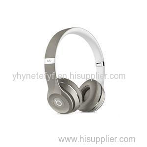 Beats Solo HD By Dr.Dre On-Ear Wired Headphone Metallic Silver New Factory Sealed