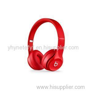 Beats By Dre SOLO2 Wired Red Headphones LUXE