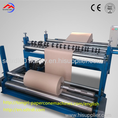 Semi-automatic spiral paper tube production line